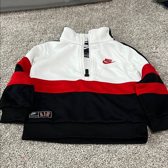 Nike Kids Black Joggers with Red and White Accents - Picture 3 of 5